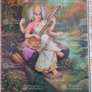 Saraswati vintage Paintings - Thevar art gallery