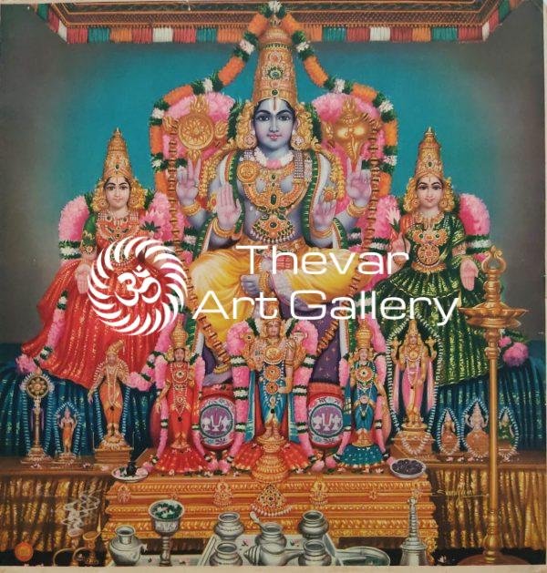 Maha Vishnu -Sridevi -Bhudevi