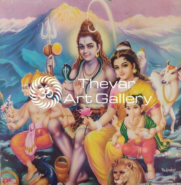 Shiva Parvati family