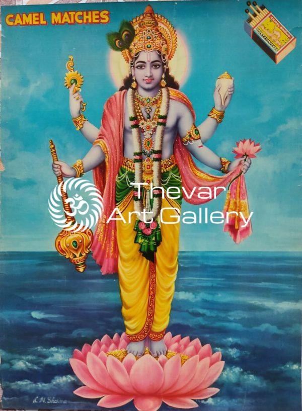 Maha Vishnu - Thevar Art Gallery Maha Vishnu - Thevar Art Gallery