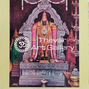 Thiruthani Murugan vintage print - Thevar Art Gallery
