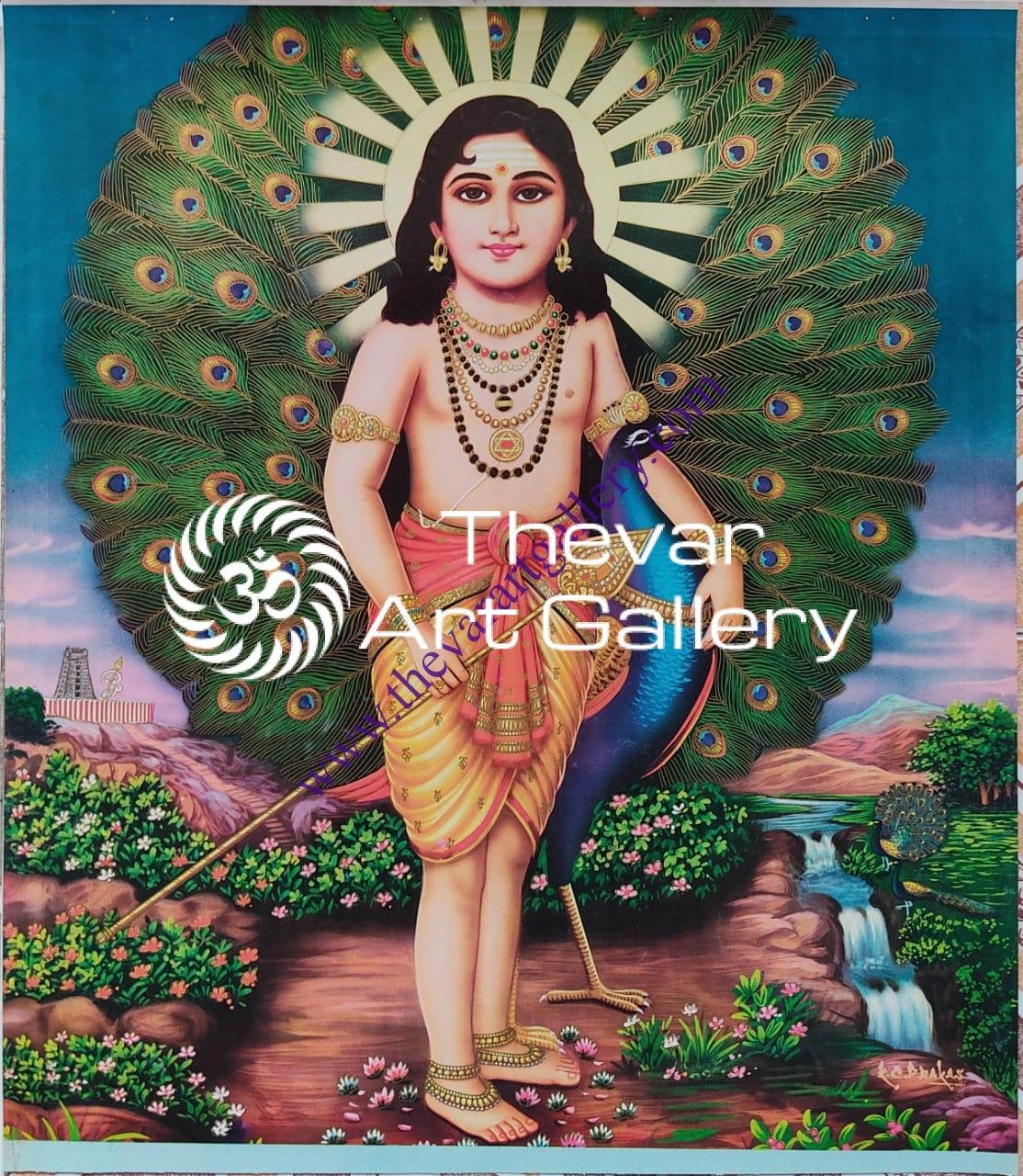 Lord Murugan - Thevar Art Gallery