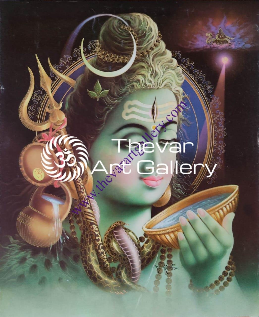 Alahala Moorthy | Lord Shiva - Thevar Art Gallery