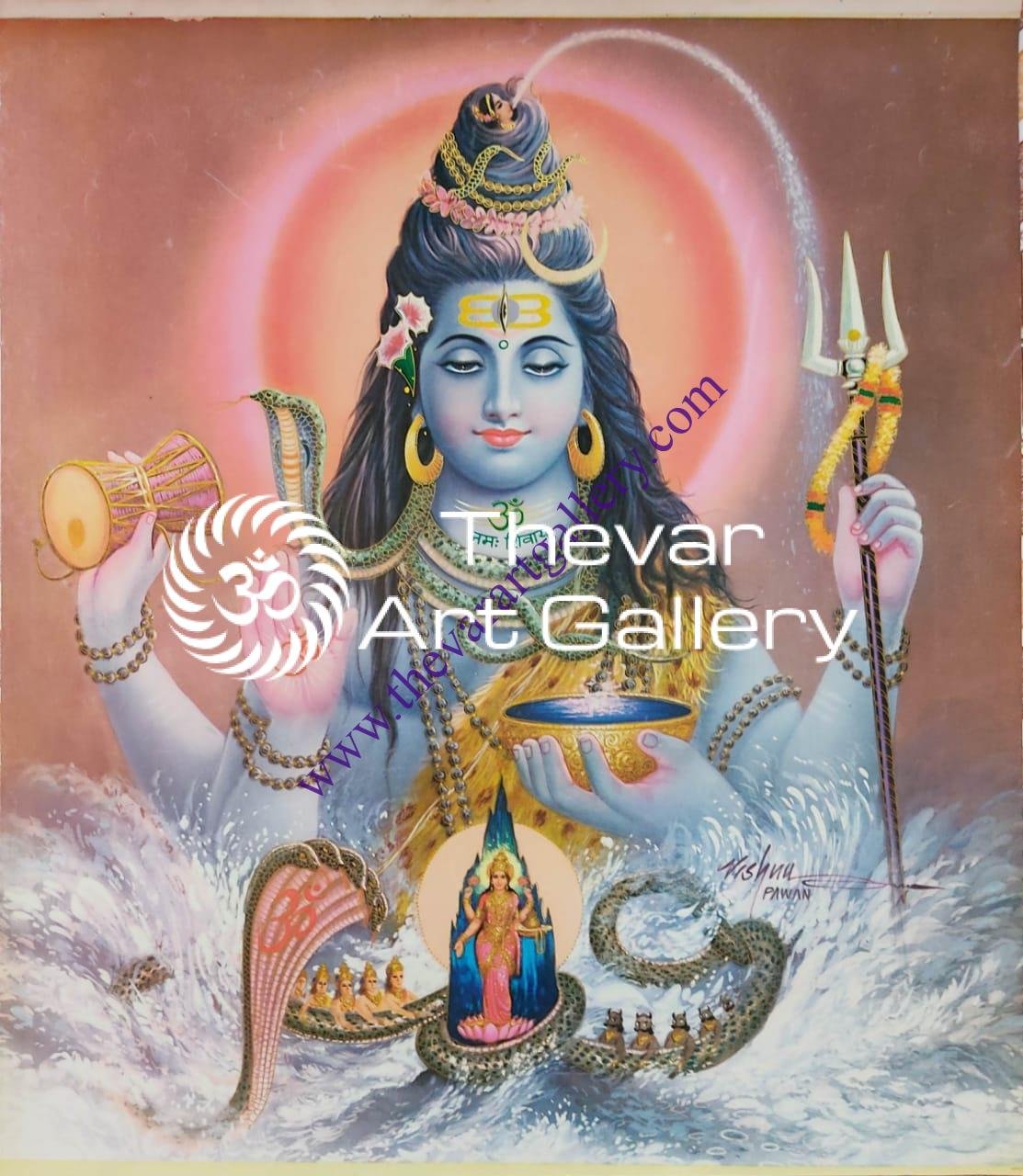 Alahala Moorthy | Lord Shiva - Thevar Art Gallery