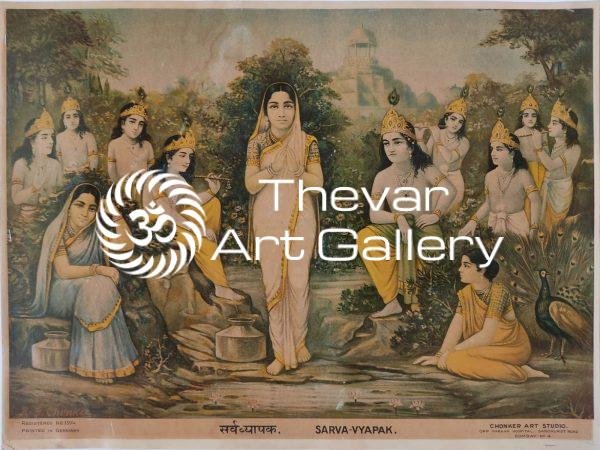 Artist R.G.Chonker - Thevar Art gallery