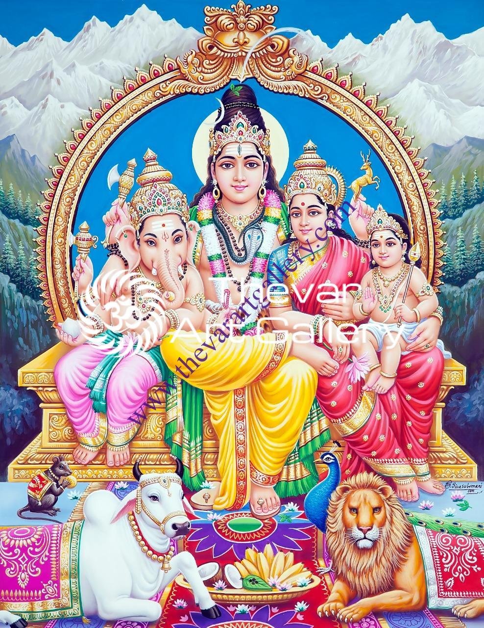 100+] Lord Shiva Family Wallpapers | Wallpapers.com