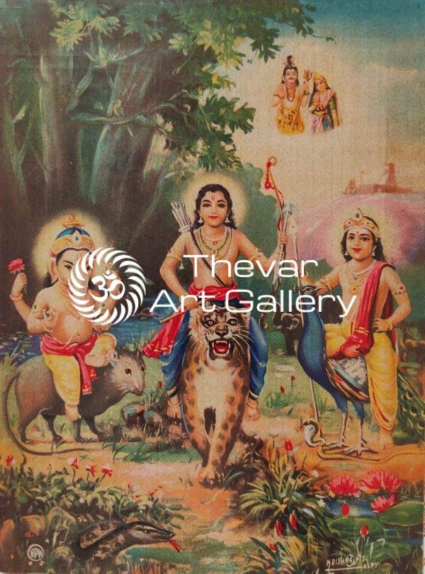 Artist S.Krishnan - Thevar Art Gallery