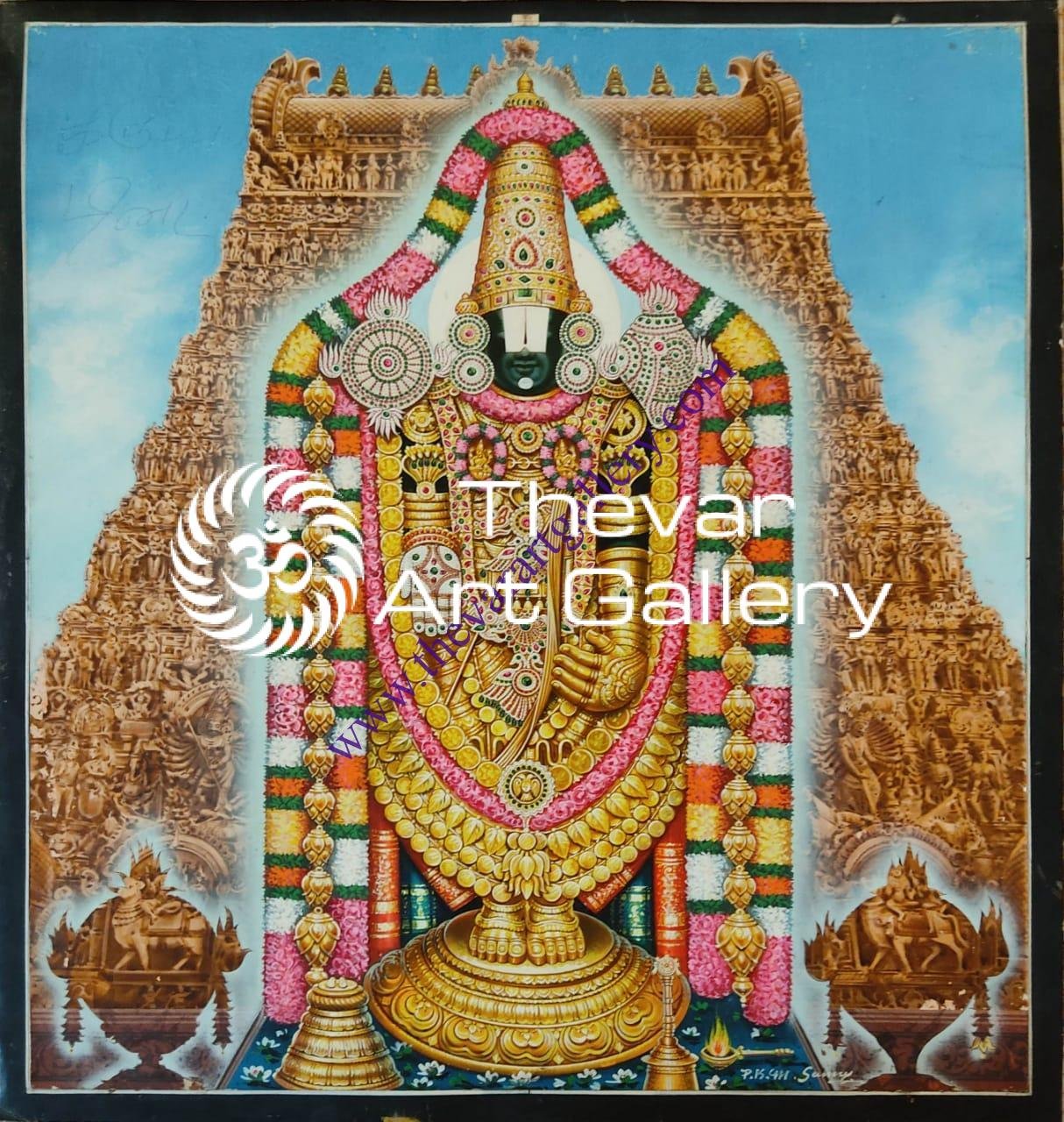 Venkateswara | Tirupati Balaji - Thevar Art Gallery