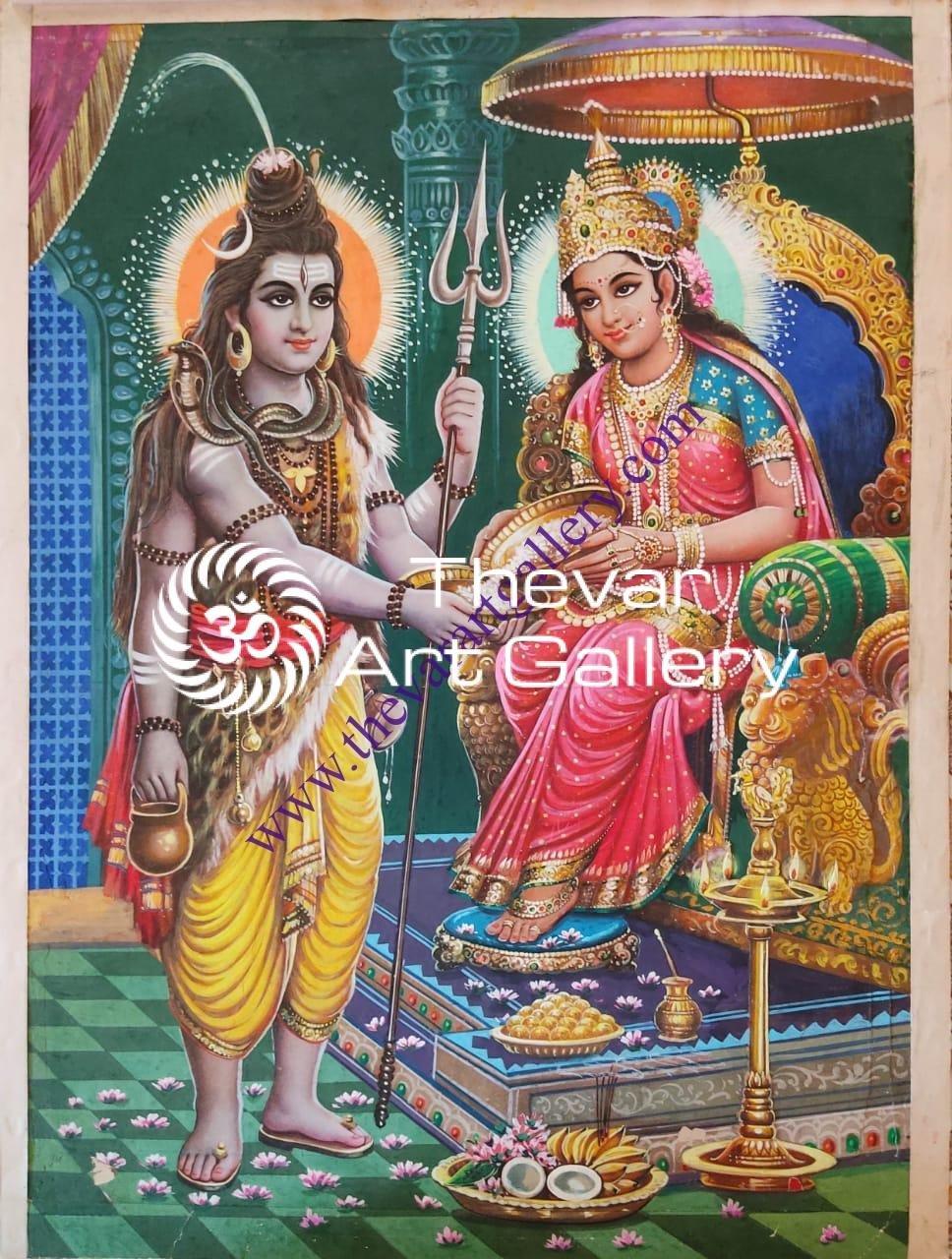 Shiva Annapoorani - Thevar Art Gallery