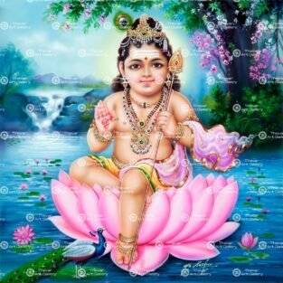 Artist Ma.Baskar antique vintage paintings - Thevar art gallery