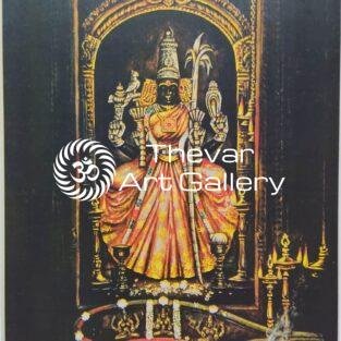 Artist Silpi vintage print - Thevar art gallery