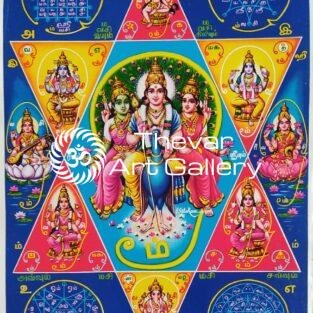 Sri Chakra Murugan - Thevar art gallery