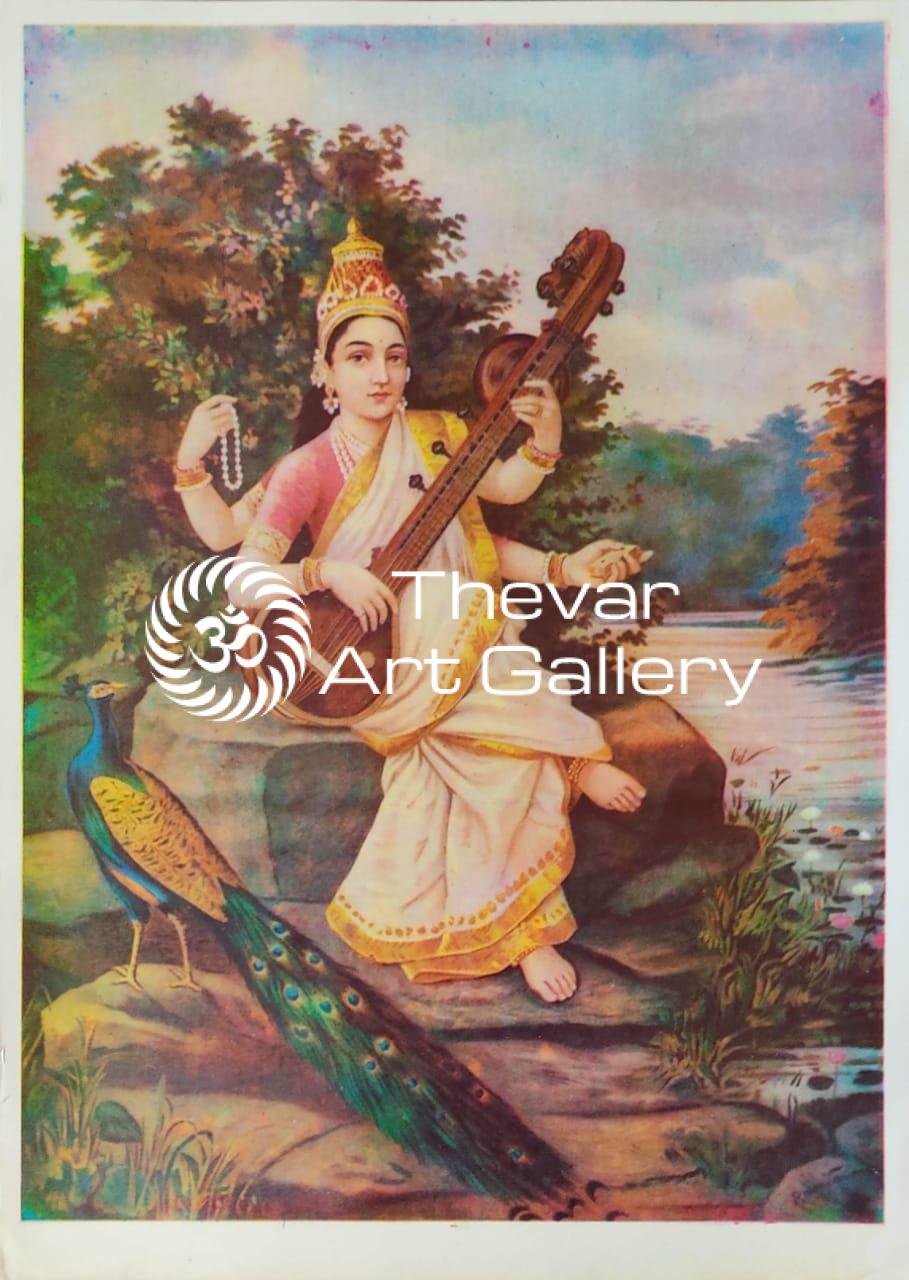 Saraswathi devi - Thevar Art Gallery