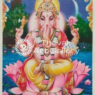 Sri Mahaganapathy vintage print - Thevar art gallery