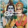 Shiva PArvati vintage print - Thevar art gallery