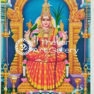 Sri Kanchi Kamakshi vintage print - Thevar art gallery