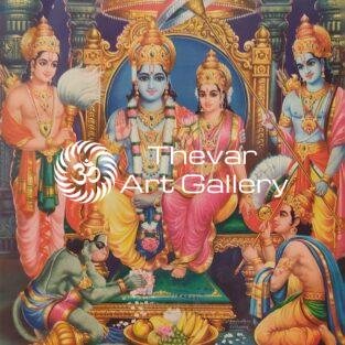Ram darbar vintage print - Thevar art gallery