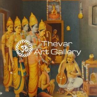 Ramanujam antique vintage print - Thevar art gallery