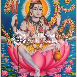 Lord Shiva antique vintage prints - Thevar art gallery