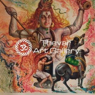 Markandeya antique Vintage print - Thevar art gallery