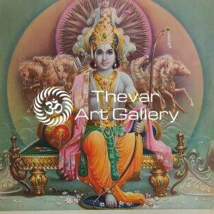 Sri Ram antique Vintage print - Thevar art gallery