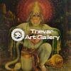 Hanuman antique Vintage print - Thevar art gallery