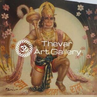 Hanuman antique Vintage print - Thevar art gallery