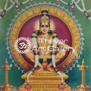 Sastha antique Vintage print - Thevar art gallery