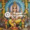 Lord Ganesha antique Vintage print - Thevar art gallery