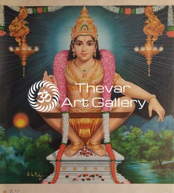 Sastha antique Vintage print - Thevar art gallery