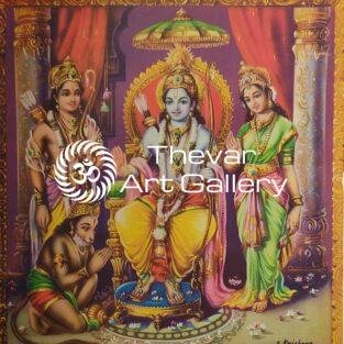 Ram Darbar antique vintage print - Thevar art gallery