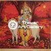 Cow Krishna antique Vintage print - Thevar art gallery