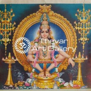 Ayyappan antique Vintage print - Thevar art gallery