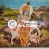 Krishna antique Vintage print - Thevar art gallery