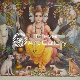 Dattatreya antique Vintage print - Thevar art gallery