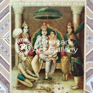 Ram Darbar antique Vintage print - Thevar art gallery