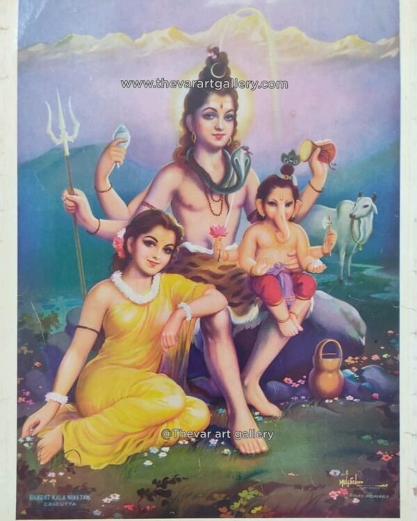 Shiva family | Ganesha | Shiva Parvati