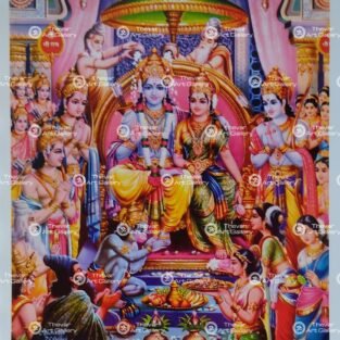 Artist C.Kondiah raju antique Vintage print - Thevar art gallery