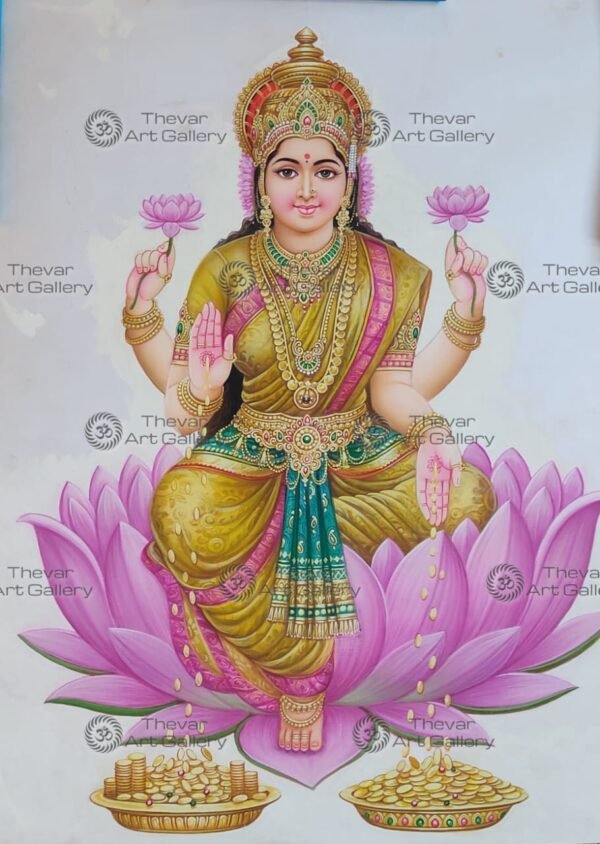 Artist Ma.Baskar antique vintage paintings - Thevar art gallery