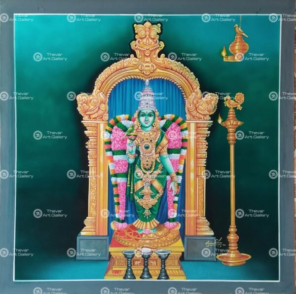 Artist Rajendran antique vintage paintings - Thevar art gallery