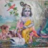 Artist Mu.Ramalingam antique vintage paintings - Thevar art gallery