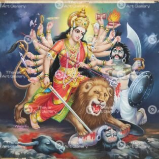 Artist C.Kondiah raju vintage paintings - Thevar Art Gallery
