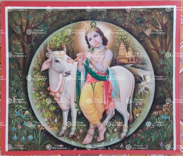 Artist P.Sardar antique vintage paintings - Thevar art gallery