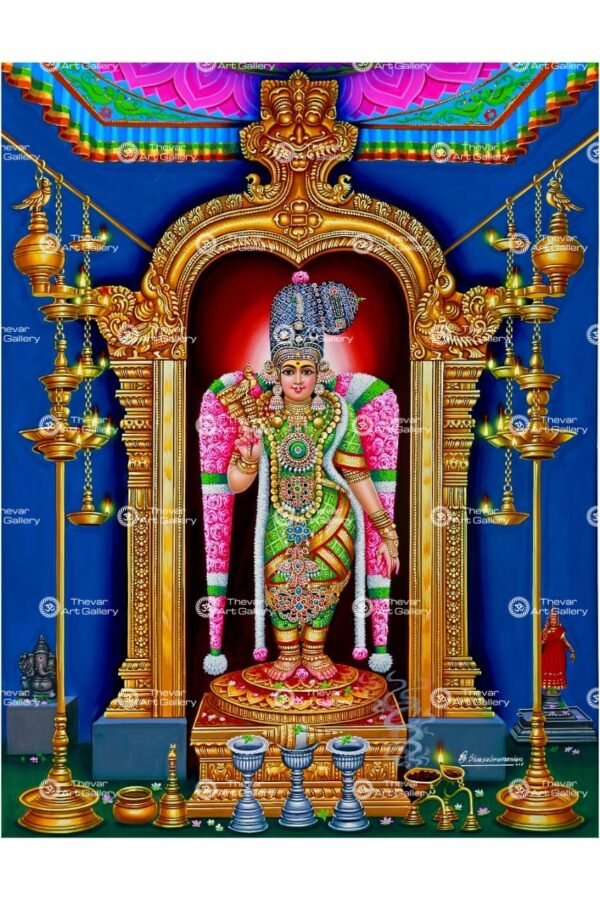 Artist Sivasubramanian antique Vintage print - Thevar art gallery