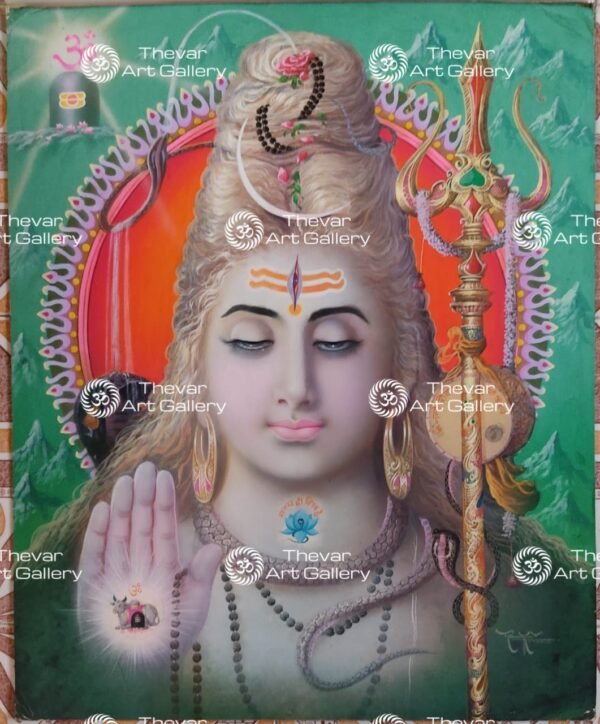 Artist Rangroop antique vintage paintings - Thevar art gallery