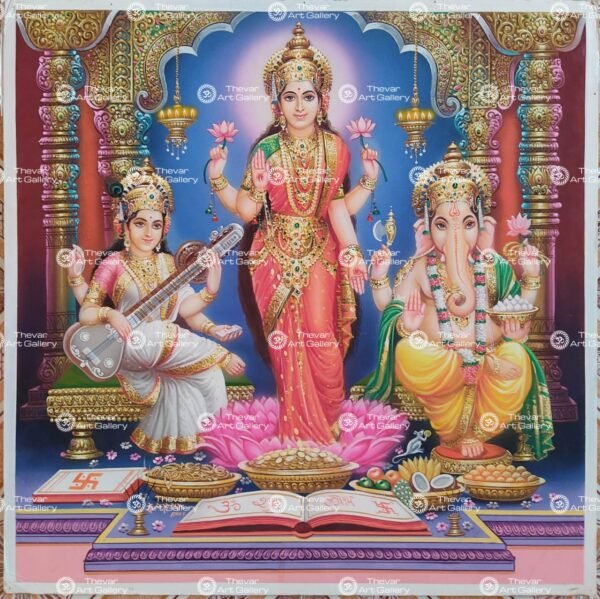 Artist Sapar Bros antique vintage paintings - Thevar art gallery