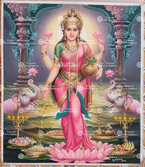 Artist Sapar Bros antique vintage paintings - Thevar art gallery