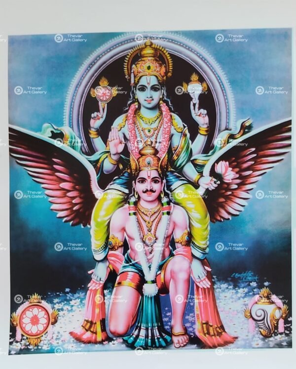 Artist C.Kondiah raju antique Vintage print - Thevar art gallery
