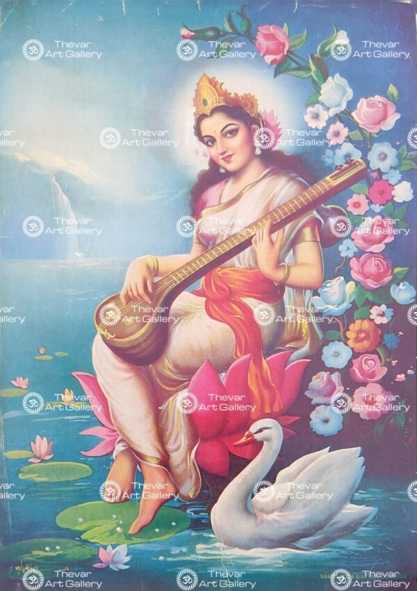 Artist Mulgaonkar antique Vintage print - Thevar art gallery