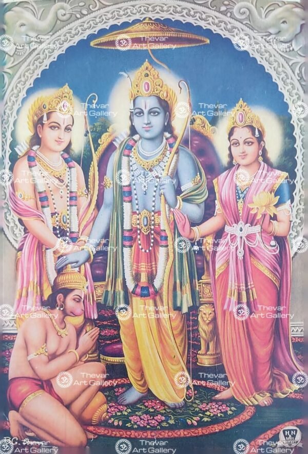 Artist B.G.Sharma antique Vintage print - Thevar art gallery